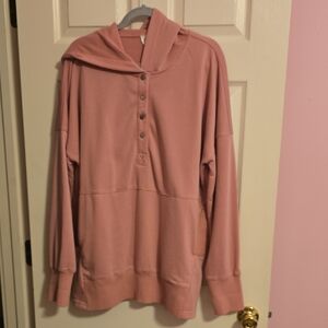 BiBi Dusty Rose Hoodie Sweatshirt